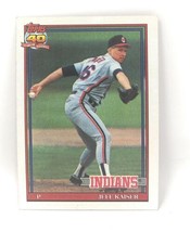 1991 Topps Baseball Card #576 - Jeff Kaiser - Cleveland Indians - Pitcher - £0.79 GBP