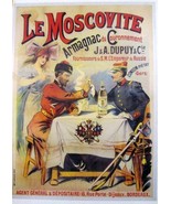 Vintage Postal Card France Unposted &quot;Le Moscovite&quot; Armagnac Brandy - $277.26 MXN