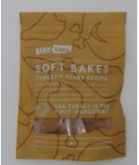 BARK BOX Dog Treats Bag Turkey + Berry Recipe SOFT BAKES 3 oz - £9.51 GBP