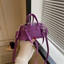 Er women pu leather crossbody bag female mini handbag purse orange purple chic shoulder thumb200