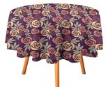 Retro Floral Tablecloth Round Kitchen Dining for Table Cover Decor Home - $15.99+