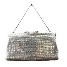 Fay Swafford original Women mesh metal Evening Handbag - $38.61