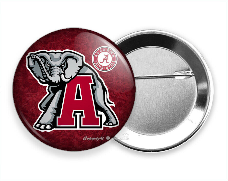 ALABAMA CRIMSON TIDE ELEPHANT FOOTBALL TEAM NEW PIN PINBACK BUTTON FAN GIFT IDEA