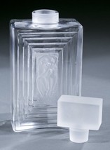 MINT Crystal Lalique Duncan #3 Perfume Bottle~7 3/4&quot; Tall~LARGE~Retail $1140.00 - £398.09 GBP