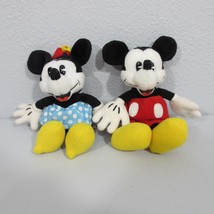 Gund Mickey Minnie Mouse 8 inch Plush Disney Stuffed Animal Beanbag  - £14.31 GBP