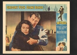 Mirage Lobby Card #4-1965-Gregory Peck. - £25.93 GBP