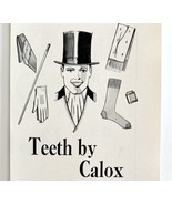 Teeth By Calox Dental Powder 1929 Advertisement Hygiene Top Hat DWCC18 - £23.53 GBP