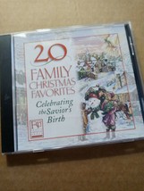 20 Family Christmas Favorites Celebrating the Savior&#39;s Birth CD HOLIDAY - £14.59 GBP