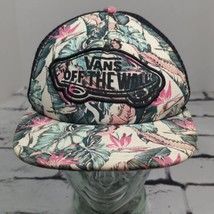 Vans Off The Wall Palm Leaves Trucker Snapback Hat Adjustable Ball Cap - £15.87 GBP