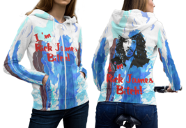 Rick James 3D Print Hoodies Zipper Hot Sale Long Sleeve  Hoodie Sweatshirt - £39.18 GBP