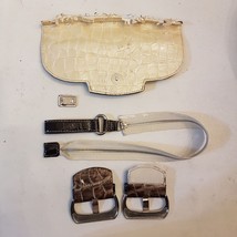 Replacement Metal Hardware for GUESS Hand Bag Buckles Zipper Logo DIY Cr... - £6.13 GBP
