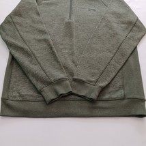 Under Armour Sweatshirt Men's Size Large Gray Quarter Zip Long Sleeve Pullover image 8