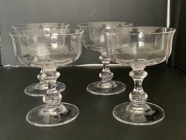 MIKASA French Countryside Set Of 4 Champagne/Tall Sherbet 5-1/4&quot; EUC!! NWT!! - £65.47 GBP
