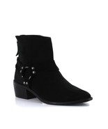 Ship N 24 Hours. New-Vintage 7. Black Alameda Boot Size 6. - $79.19
