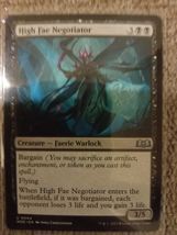 High Fae Negotiator Magic The Gathering Black Faerie Wilds Of Eldraine 9... - $2.32