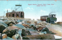 Signal Station Summit Pikes Peak Colorado Postcard - £4.06 GBP