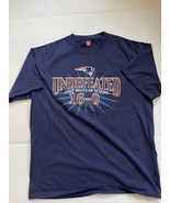 New England Patriots 2007 Undefeated Season Shirt Size L NFL Tom Brady  - $16.84