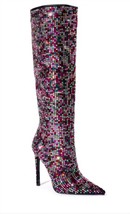 Azalea Wang women&#39;s izzy embellished boot in Pink Multi - £69.47 GBP