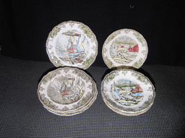 9 Vintage Johnson Bros. Dishes &quot;The Friendly Village&quot; Made In England. - £39.69 GBP