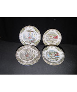 9 Vintage Johnson Bros. Dishes &quot;The Friendly Village&quot; Made In England. - $49.50
