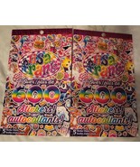 Set Of 2 Lisa Frank Sticker Books Over 1200 Total Stickers 10 Total Pages - $7.61