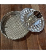 Vintage Kaiser Springform Waffle Bottom Aluminum Baking Pan &amp; Bundt Germany - $526.49 MXN