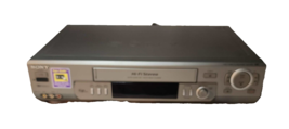 Sony SLV-N80 VCR 4-Head VHS HiFi Video Cassette Recorder For Parts or Repair - $37.36