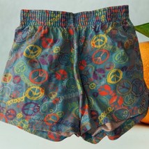 Soffe Blue Shorts w/Peace Signs BFF Awesomeness in Girls Size M(8/10) Cotton - £3.19 GBP