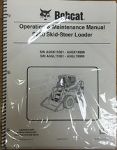 Bobcat S220 Skid Steer Operation &amp; Maintenance Manual Operator/Owners 4 ... - $23.00