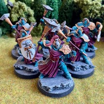 Stormcast Eternals Sequitors 6 Painted Miniatures Celestial Age of Sigmar - $85.00