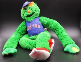 MLB Boston Red Sox Wally Green Monster Twins Enterprises Plush 16” Masco... - $29.99