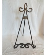 Wrought Iron Black Easel  Picture Frame Art Display Stand 14” Tall - $25.00