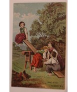 Victorian Trade Card Prudential Insurance Company New Jersey Kids See Sa... - £6.24 GBP