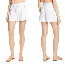 Nordstrom Signature Linen Blend White Shorts 12 - $32.40