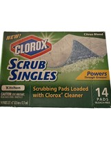 Clorox Scrub Single Kitchen Pad Citrus Blend 14 Pads Discontinued - 1 Box - £20.16 GBP