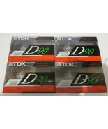 Blank TDK D90 High Output Cassette Tapes (Brand New, Lot of 4) - $187.01 MXN