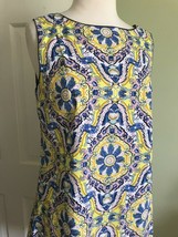 Betsy Johnson Sleeveless Sheath Dress Colorful Baroque Print 6 - $23.76