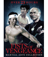 Fists Of Vengeance Martial Arts Collection DVD Bruce Lee Over 23 Hours SEALED - $14.89