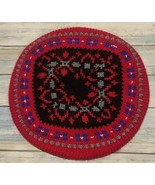 Warm Country Beret ~ Hat ~ 10.75&quot; Diameter ~ Thermal Fluffed Yarn  ~ Mul... - $49.11 CAD