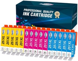 Paeolos Compatible 251Xl Ink Cartridge Replacement For Canon 251 251Xl C... - £31.36 GBP