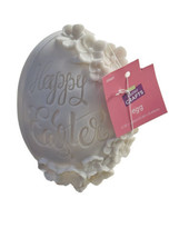 Easter Crafts Porcelain Style Happy Easter Egg 4.33x5.39inches - £26.51 GBP