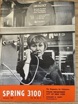 SPRING 3100 NYPD MAGAZINE FEB 1967 - $134.16 MXN