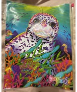 Lisa Frank Smart Zips Vinyl Pouch Baby Seal Rainbow Reed Pencil 3 Ring V... - $95.95 CAD