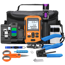 9 in 1 FTTH Fiber Cold Connection Tool Kit with X0 Fiber Cleaver Optical Power M - £117.16 GBP