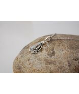 925 Sterling Silver Jasper Handmade Necklace 18" Chain Festive Gift Wome... - $20.36