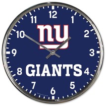 New York Giants Round Chrome Wall Clock - $1,509.65 MXN
