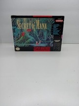 Secret of Mana SNES IB Twpested &amp; Working - £142.63 GBP