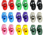 GRENADE SNEAKERS SHOE LACE LOCKS SET LOGO SPRING STOPPER 2 PIECES PAIR S... - $8.50+