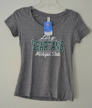 Ouray NCAA Michigan State Spartans Womens Vintage TriBlend Tee T-Shirt Heather S - £8.52 GBP