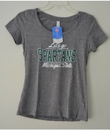 Ouray NCAA Michigan State Spartans Womens Vintage TriBlend Tee T-Shirt H... - £8.70 GBP
